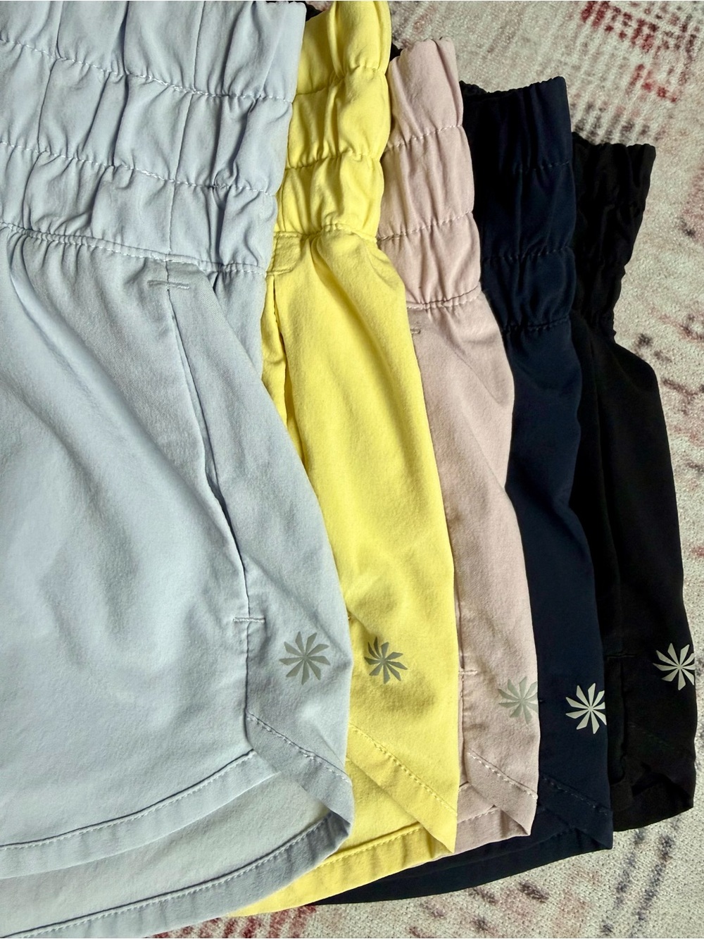 Athleta Girl Run Free 2.5” Shorts - Set of 5 colors